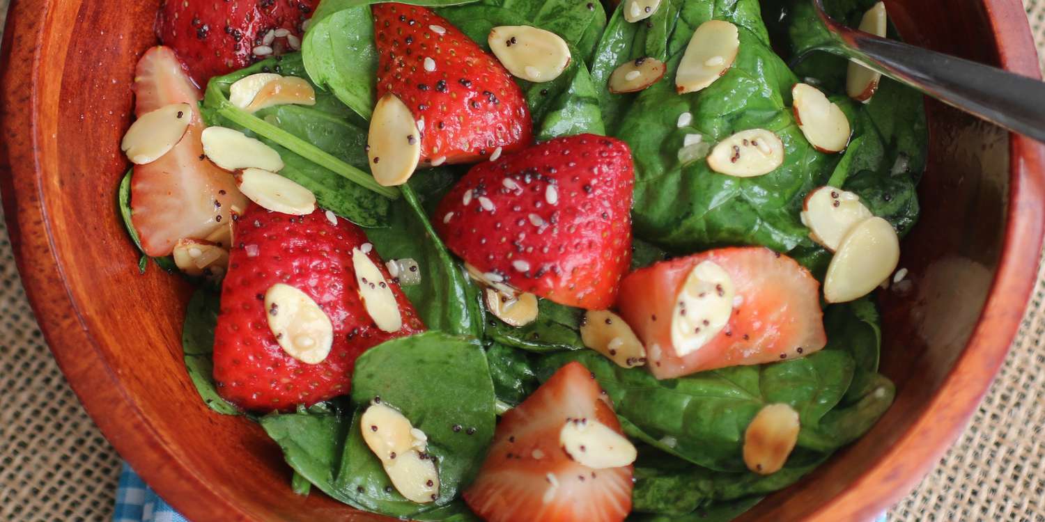 Kids Eat Spinach! The Secret Strawberry Spinach Salad Potluck Hit